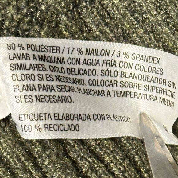 Universal Thread Green Open Front Long Sleeve Sweater Sz M - Picture 7 of 11